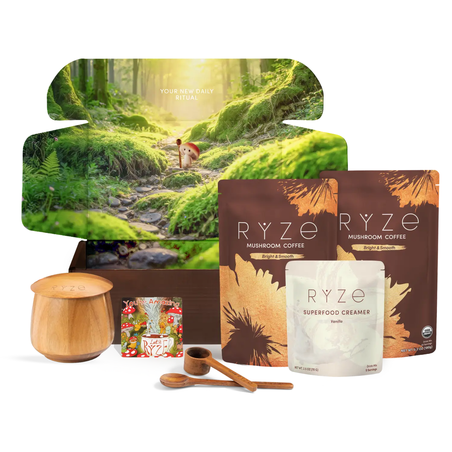 Mushroom Coffee Ritual Set (3 Month Plan)